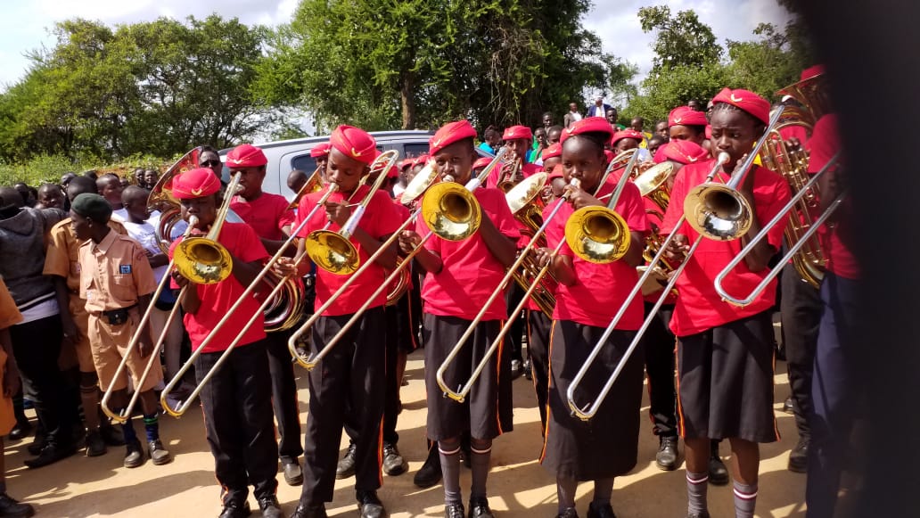 Children Band during the Launch